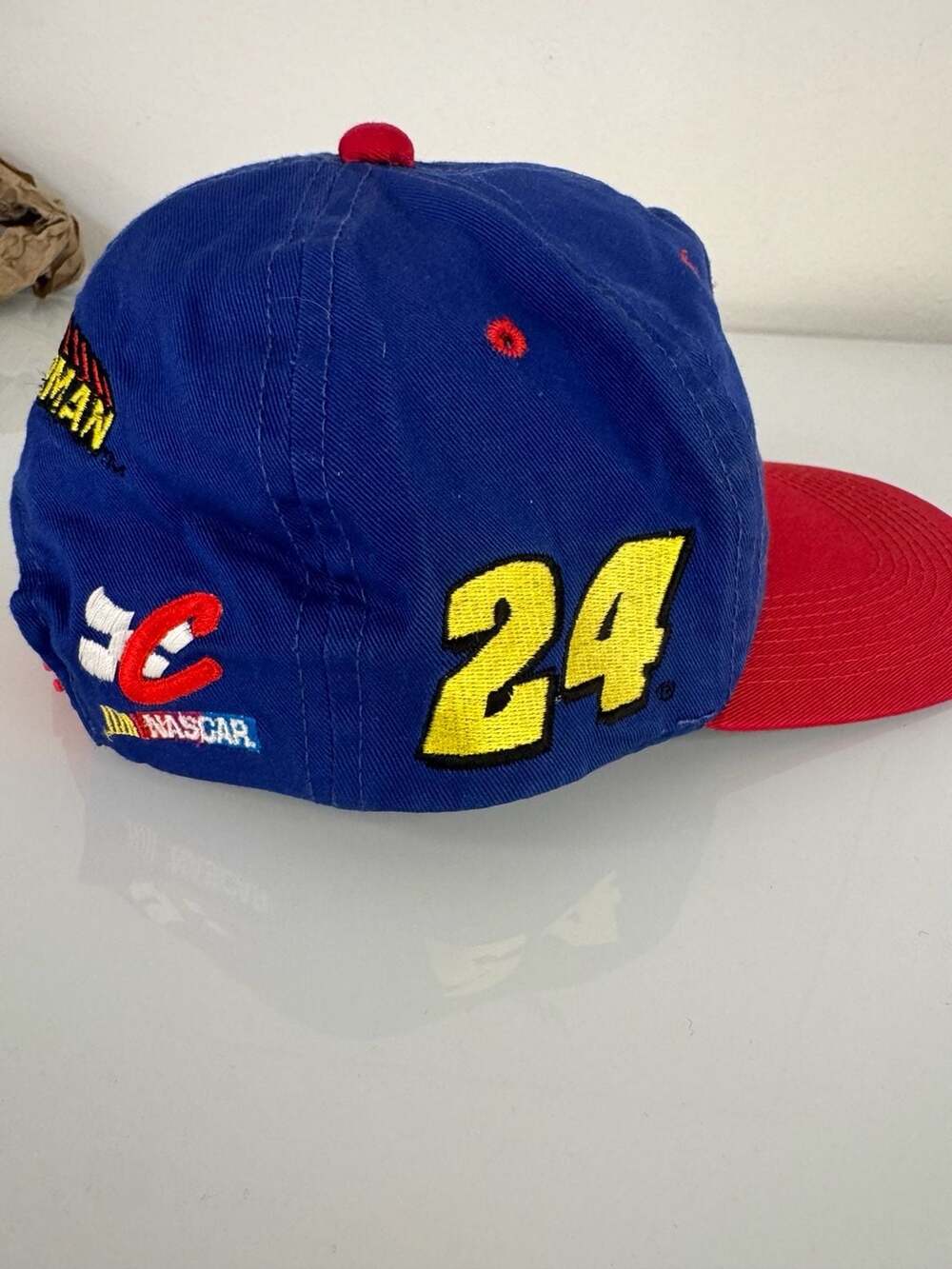 Vintage Chase Authentics Jeff Gordon #24 Superman Racing NASCAR Snapback Hat